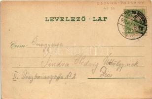 1902 Pöstyén, Pistyan, Piestany; Franz Josef Bad, Kirche, Kurhaus, Bäder, Infanterist, Franz Josef S...