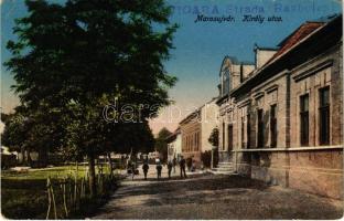 Marosújvár, Uioara, Ocna Mures; Király utca. Veress József kiadása / street view (EK)