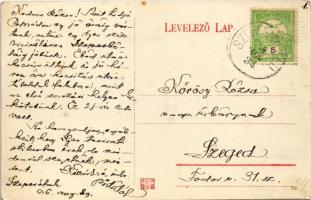 1916 Szepesófalu, Spisská Stará Ves; Vártemplom / castle church (EK)