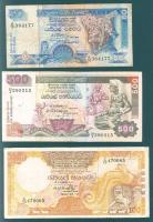 Sri Lanka 1987-89. 100R, 500R + 1991-92. 50R, 500R T:III