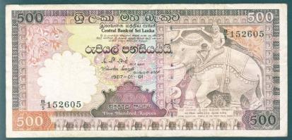 Sri Lanka 1987-89. 100R, 500R + 1991-92. 50R, 500R T:III