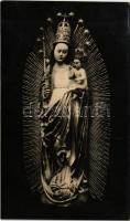 Csíksomlyó, Sumuleu Ciuc; Csodatevő Mária szobor. Andory Aladics Zoltán mérnök felvétele / Mary statue