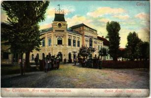 1905 Turdossin, Tvrdosín (Árva megye); Városház. Feitzinger Ede 1905. Aut. N. 874. / town hall (EK)