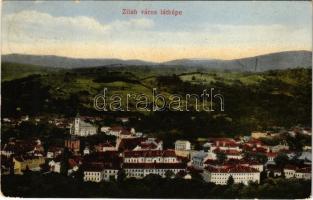 1916 Zilah, Zalau; látkép. Seres Samu kiadása / general view (EK)
