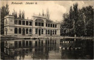 Kolozsvár, Cluj; Sétatéri tó / lake, rowing boats (EK)