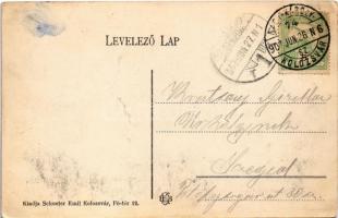 1907 Kolozsvár, Cluj; Nemzeti színház. Schuster Emil kiadása / theatre + "NAGYKÁROLY - KOLOZSVÁ...