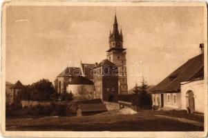 Körmöcbánya, Kremnitz, Kremnica; Zámocky kostol / Vártemplom / castle church (kopott sarkak / worn corners)