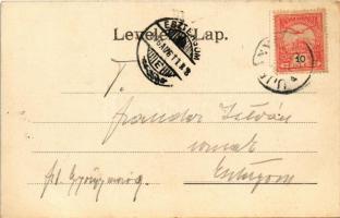 1900 Újbánya, Königsberg, Nová Bana; látkép / general view