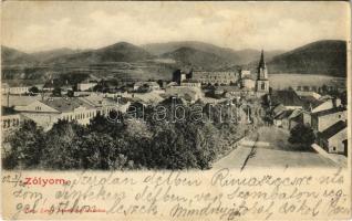 1902 Zólyom, Zvolen; vár. Özv. Löwy Sámuelné kiadása / castle (EK)