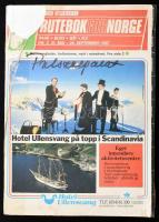 1987 Norvég vasúti menetrend, benne teljes vasúti, hajó, busz, repülő, stb hálózat menetrendje