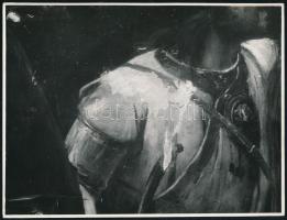 cca 1950-60 Munkácsy Mihály (1844-1900) Honfoglalás c. monumentális festményéről, egyik főművéről ké...