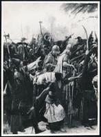 cca 1950-60 Munkácsy Mihály (1844-1900) Honfoglalás c. monumentális festményéről, egyik főművéről ké...