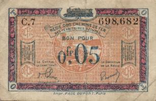 Német Birodalom/Weimari Köztársaság/megszállt (francia) Rajna-vidék/Francia-belga vasúttársaság 1923...