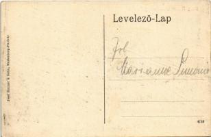 Barcaföldvár, Brassó-Földvár, Marienburg, Feldioara; várrom. Josef Stenner & Sohn / Burg Ruine /...