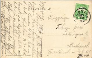 1912 Dobsina, Dobschau; Állami polgári leányiskola, Fő tér, Takarékpénztár, jégbarlang belső a kútta...