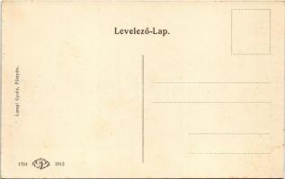 Pöstyén, Pistyán, Piestany; Thermia park. Lampl Gyula kiadása / hotel park