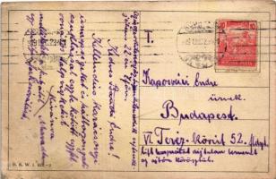 1919 Art Nouveau lady with dog. B.K.W.I. 621-3. s: Mela Koehler (EB)