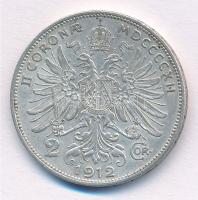 Ausztria 1912. 2K Ag "Ferenc József" T:2- patina, kis ph
Austria 1912. 2 Corona Ag "...