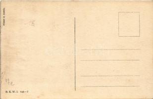 Art Nouveau lady. B.K.W.I. 746-2. s: Mela Koehler