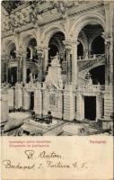 1905 Budapest V. Igazságügyi palota lépcsőháza, belső. Divald Károly 39.