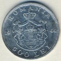 Románia 1944. 500L Ag I.Mihály T:2 kis ph