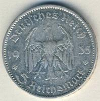 Német 3. Birodalom 1935A 5M Ag "Garnisonkirche" T:3