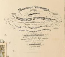 1838 Baranya Vármegye földabrosza. Méltóságos sáárdi Somsich Pongrácz úrnak Szent István Apostoli Ki...