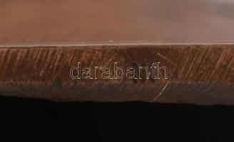 Donáth László: Vitéz nagybányai Horthy Miklós mellszobra / büszt, m: 25 cm 3,5 kg Jelzés a talpán