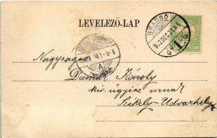 1902 Brassó, Kronstadt, Brasov; Árpád szobor, Millenniumi emlékmű, Bethlen-barlang. Ciurcu könyvkere...