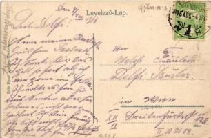 1916 Szolnok, Városháza, drogéria, Sebők Nándor és Konsitzky György üzlete, Népbank. Róth Dénes kiad...