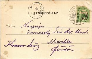 1904 Zombor, Sombor; I. Ferenc József gyalogsági laktanya. Bruck Sándor kiadása / K.u.K. military in...