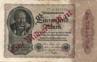 Német Birodalom / Weimari Köztársaság 1922. "Ein Billiarde Mark" korabeli érdekes hamisítv...