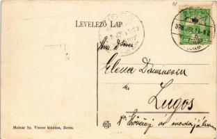 1908 Zenta, Senta; Jókai utca, üzletek. Molnár Sz. Vince kiadása / street, shops