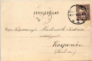 1900 Békéscsaba, Gyalogsági laktanyák (vágott / cut)