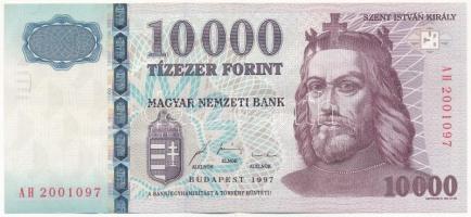 1997. 10.000Ft AH 2001097 T:III szép papír / Hungary 1997. 10.000 Forint AH 2001097 C:F fine paper Adamo F58.7