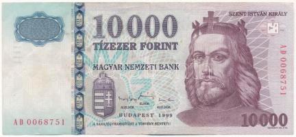 1999. 10.000Ft AD 0068751 T:III / Hungary 1999. 10.000 Forint AD 0068751 C:F  Adamo F58B3
