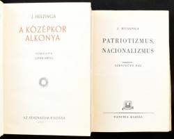 Huizinga, Johan 2 db műve: J. Huizinga: A középkor alkonya. Ford.: Szerb Antal. Az európai kultúra t...
