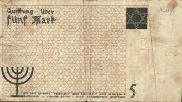 Német 3. Birodalom / Litzmannstadt Getto 1940. 5M T:III