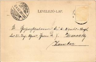 1903 Apatin, Ung. Schiffs Agentie / Magyar Hajózási Ügynökség kikötője. Franz Benzinger kiadása / Hu...