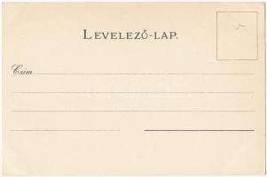 Zombor, Sombor; Bács Bodrog vármegye szecessziós címere. Athenaeum Rt. kőnyomdája. / coat of arms of...