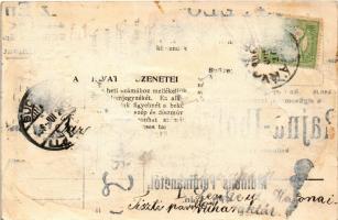 1906 Árvaváralja, Oravsky Podzámok (Magas-Tátra); Sochán P. 214. (ragasztónyom / gluemark)