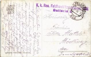 1917 Salambo / Erotic nude lady art postcard s: Cesare Fratino + "K.k. Res. Feldhaubitzregiment...