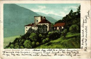 1911 Merano, Meran (Südtirol); Schloss Durnstein / castle. Heliocolorkarte von Ottmar Zieher (fl)