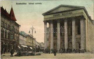 1915 Szabadka, Subotica; Városi színház, üzletek / theatre, shops (EK)