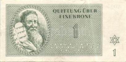 Német 3. Birodalom / Theresienstadt Getto 1943. 1K, 2K, 5K, 10K, 20K, 50K, 100K teljes sor T:II, II/...