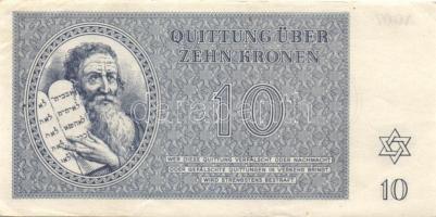 Német 3. Birodalom / Theresienstadt Getto 1943. 1K, 2K, 5K, 10K, 20K, 50K, 100K teljes sor T:II, II/...