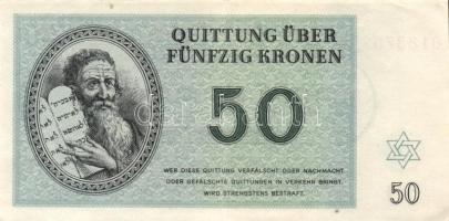 Német 3. Birodalom / Theresienstadt Getto 1943. 1K, 2K, 5K, 10K, 20K, 50K, 100K teljes sor T:II, II/...