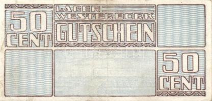 Német 3. Birodalom / Konzentrationslager Westerbork (Hollandia) 1944. 10c, 25c, 50c, 100c teljes sor...