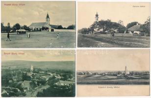 24 db RÉGI magyar város képeslap: Eger környéki települések + 5 fotólap / 24 pre-1945 Hungarian town-view postcards + 5 photo postcards