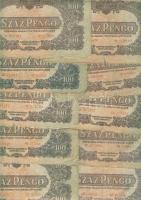 1930-1946. 56 db főleg inflapengő + 26 db "V. H." T:II,III,IV